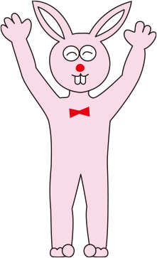 ウサギのキャラクター